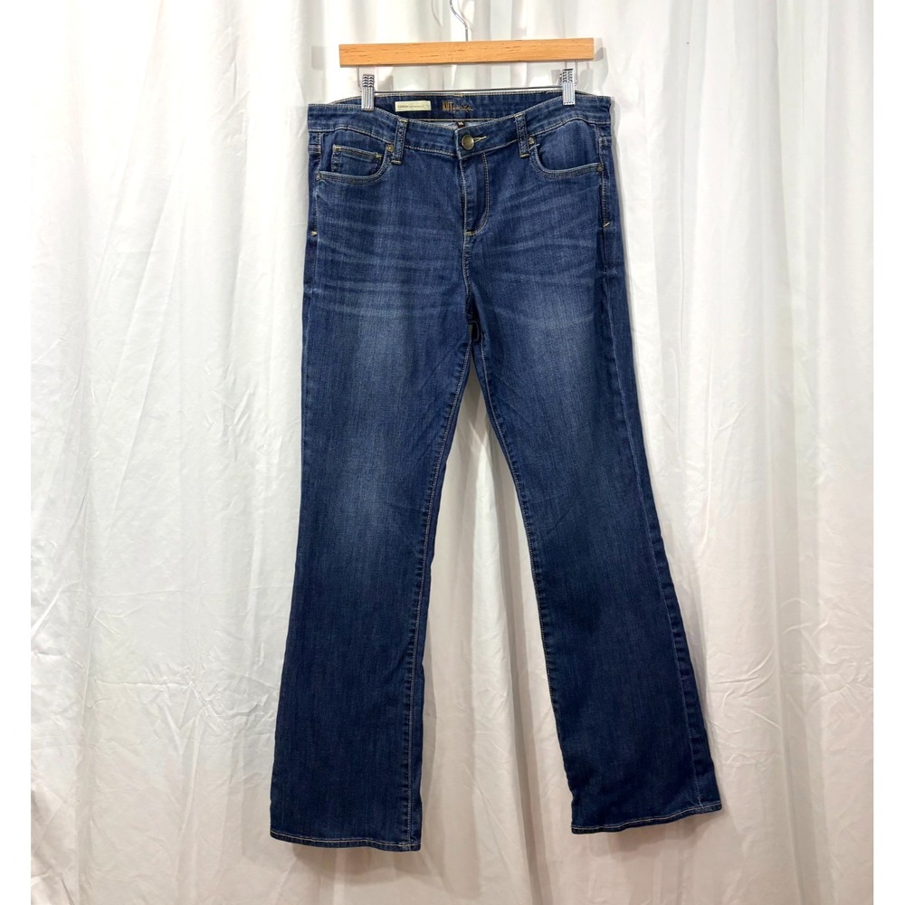 Kut From The Kloth Farrah Baby Bootcut Jeans Women's Size 14 Mid Rise 32 Inseam